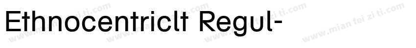 Ethnocentriclt Regul字体转换